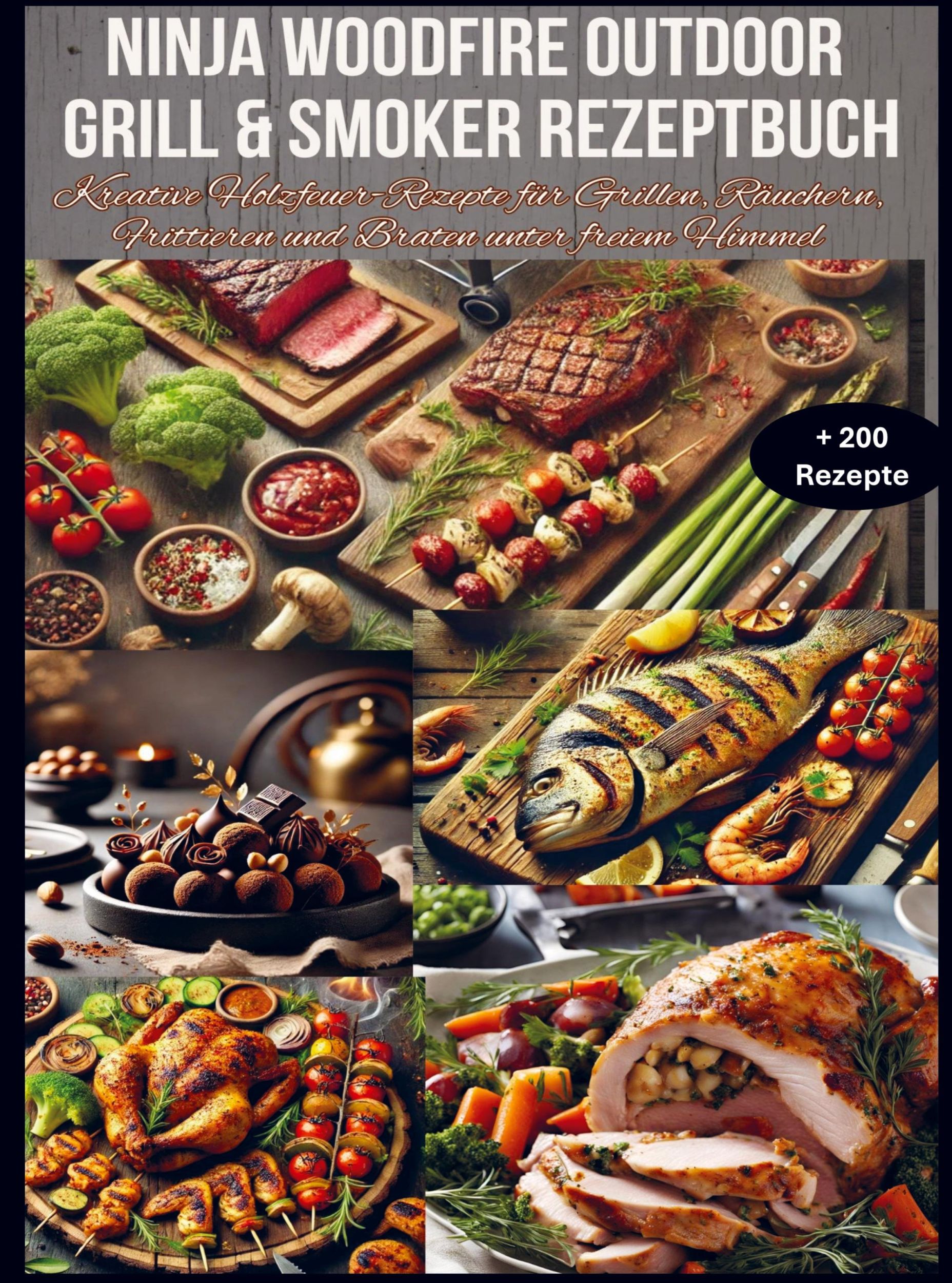 Cover: 9789403776590 | Ninja Woodfire Outdoor Grill &amp; Smoker Rezeptbuch | Nina Kross | Buch