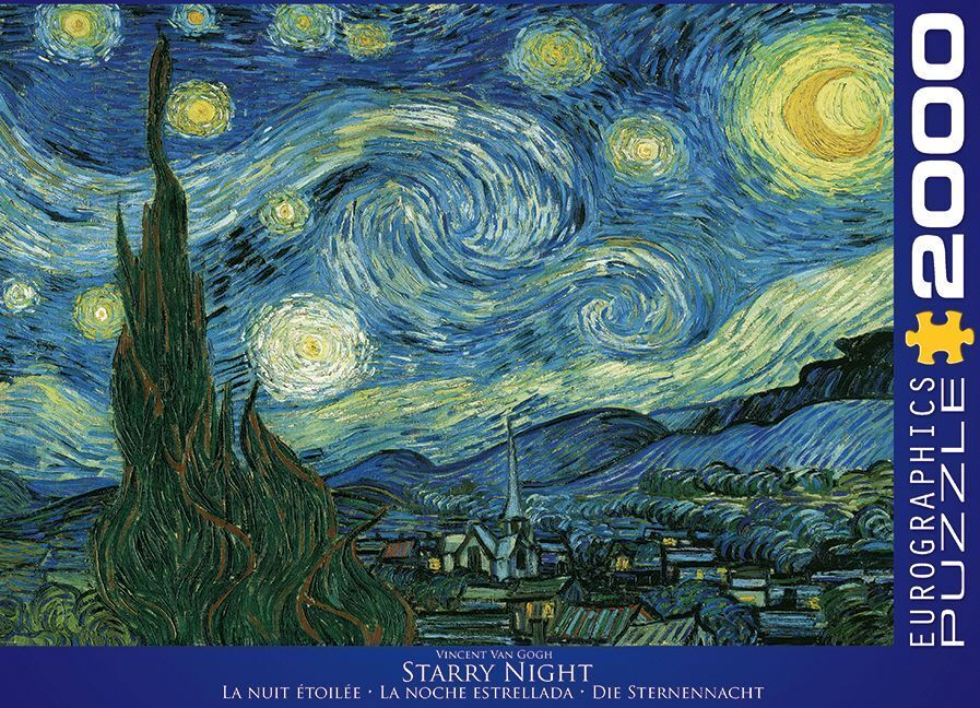 Cover: 628136812047 | Starry Night by van Gogh (Puzzle) | Spiel | In Spielebox | 2021