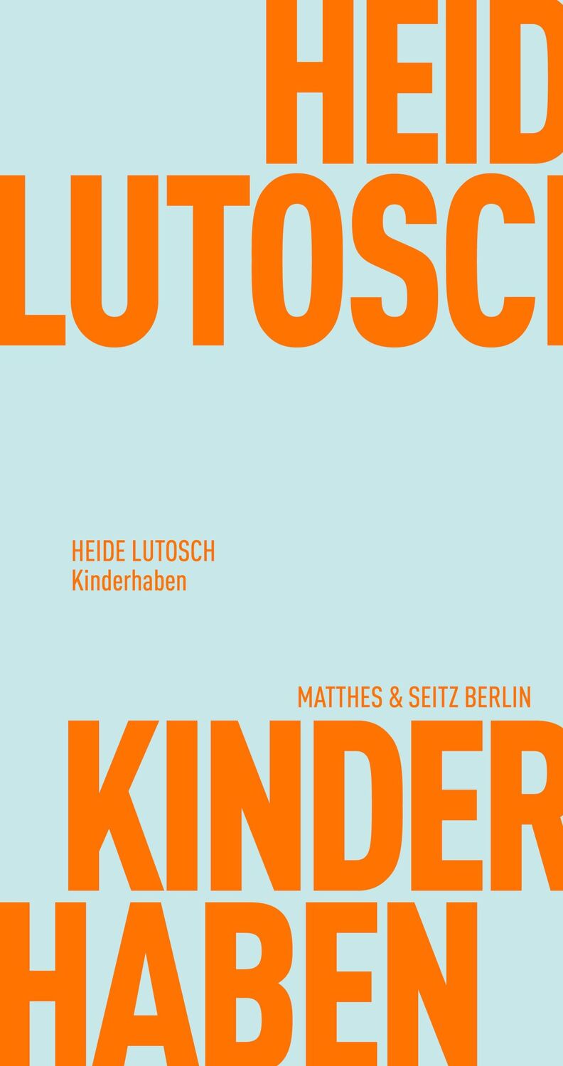 Cover: 9783751805698 | Kinderhaben | Heide Lutosch | Taschenbuch | Fröhliche Wissenschaft