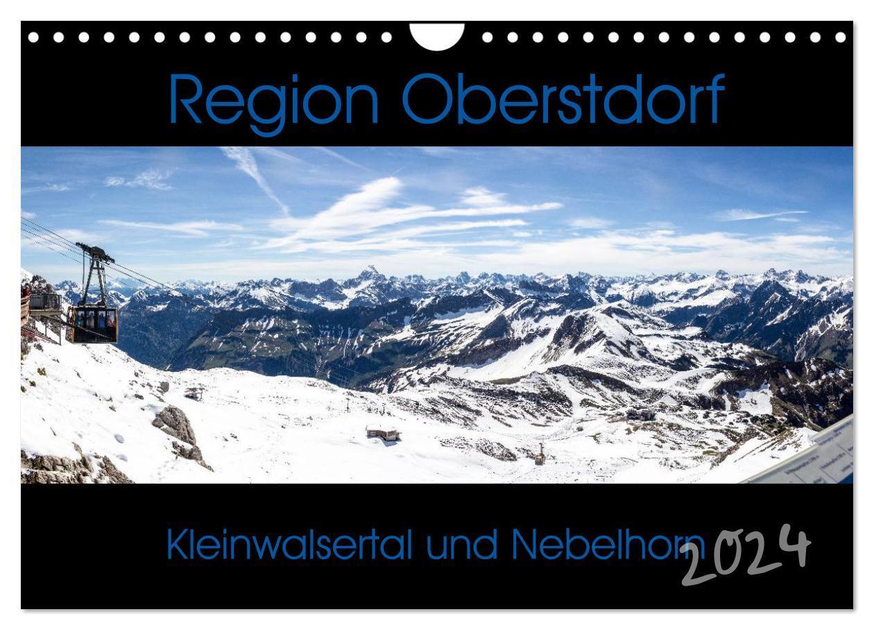 Cover: 9783675474345 | Region Oberstdorf - Kleinwalsertal und Nebelhorn (Wandkalender 2024...
