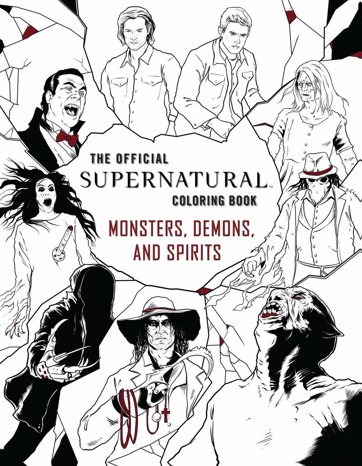 Cover: 9781683830283 | The Official Supernatural Coloring Book: Monsters, Demons, and Spirits
