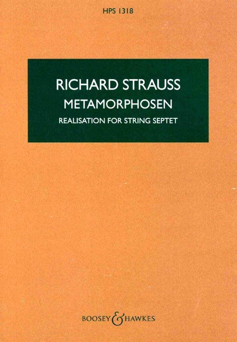 Cover: 9790060102660 | Metamorphosen | Hawkes Pocket Scores HPS 1318 | Richard Strauss | 2001