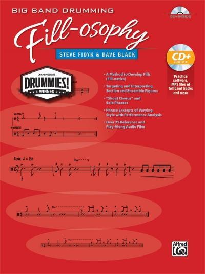 Cover: 9781470610050 | Big Band Drumming Fill-Osophy: Book & MP3 CD | Steve Fidyk (u. a.)