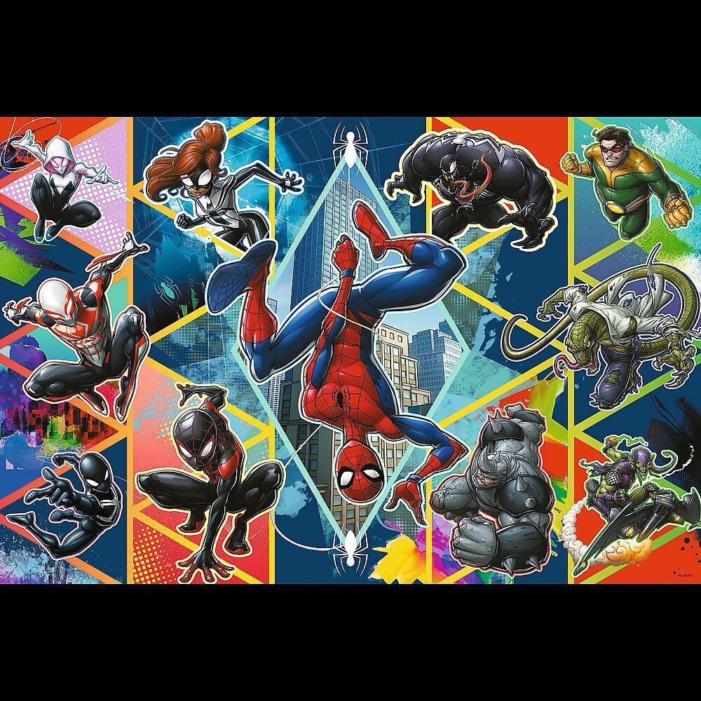 Bild: 5900511500240 | Junior Super Shape XL Puzzle 160 Teile - Marvel Spiderman | Spiel