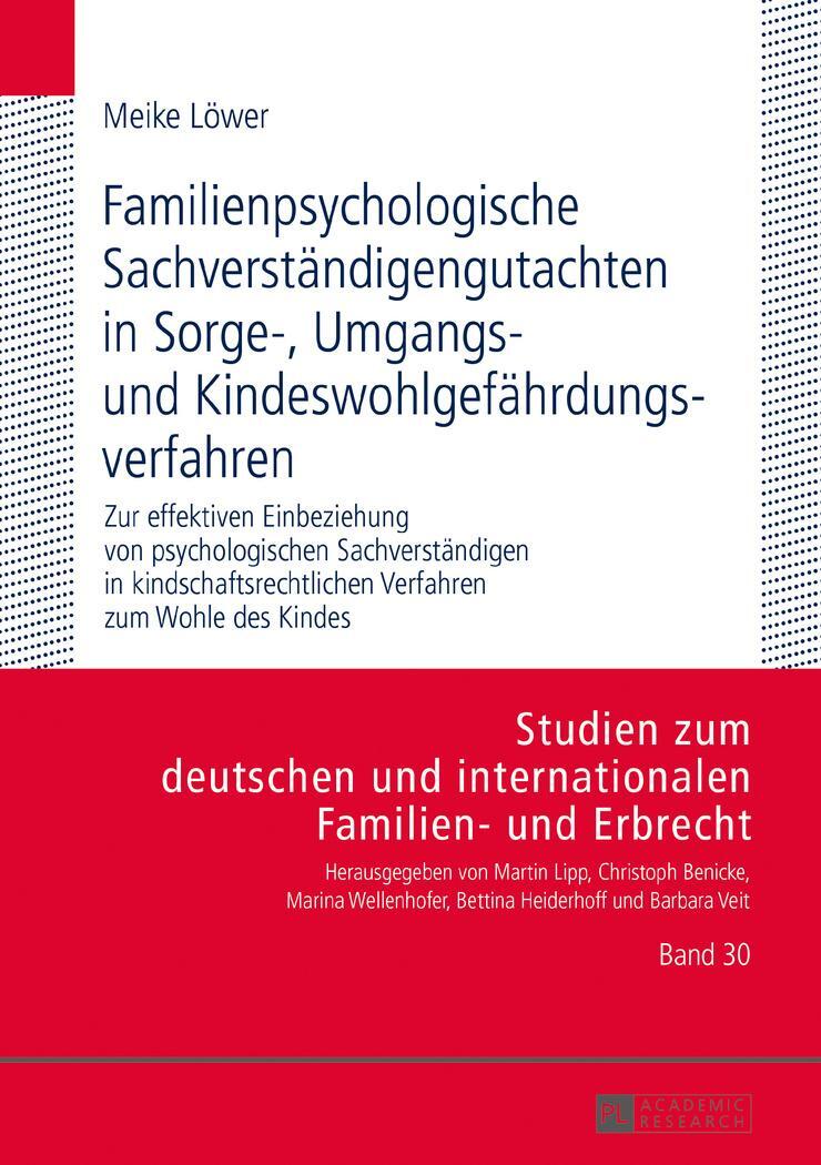 Cover: 9783631736166 | Familienpsychologische Sachverständigengutachten in Sorge-,...