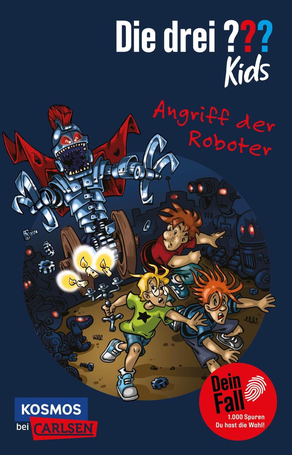 Cover: 9783551320964 | Die drei ??? Kids Dein Fall: Angriff der Roboter | Boris Pfeiffer