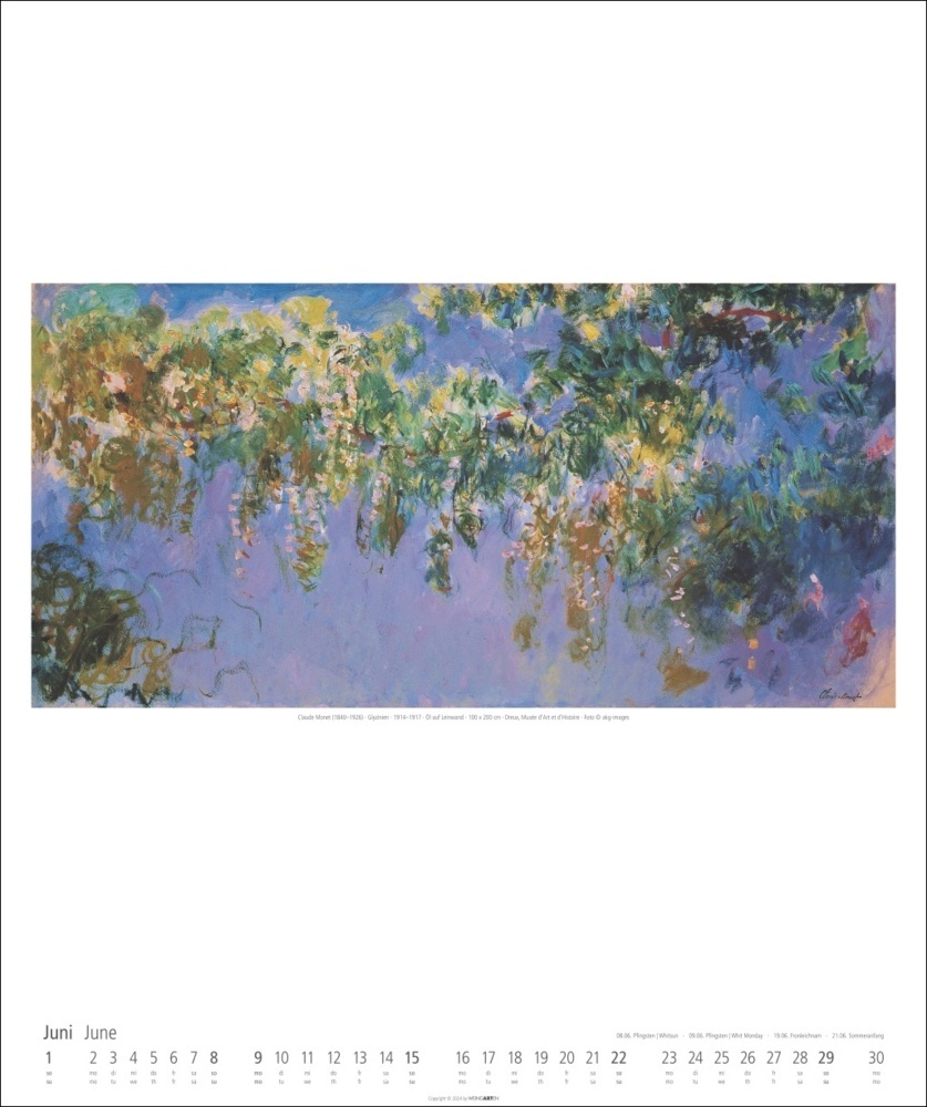 Bild: 9783839900185 | Claude Monet Im Garten Kalender 2025 - Im Garten | Claude Monet | 2025