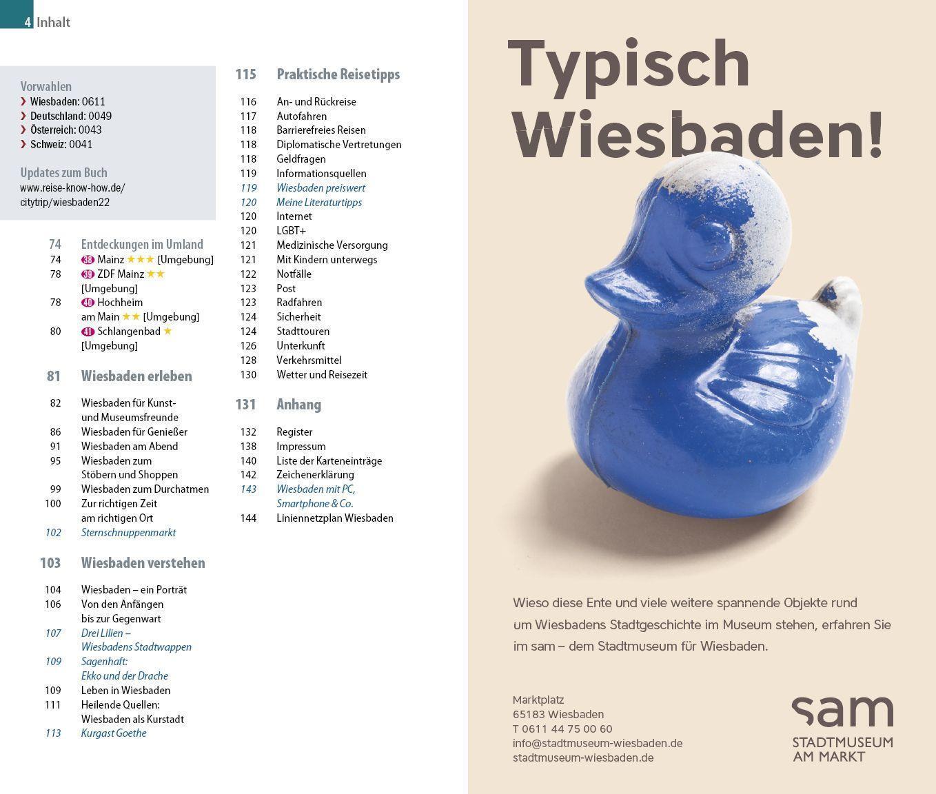 Bild: 9783831735396 | Reise Know-How CityTrip Wiesbaden | Günter Schenk | Taschenbuch | 2022
