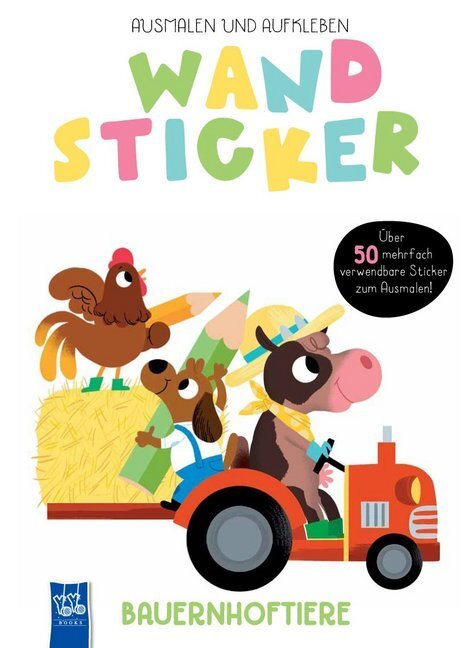 Cover: 9789463781350 | Wandsticker - Bauernhoftiere | Taschenbuch | 2019 | YoYo Books