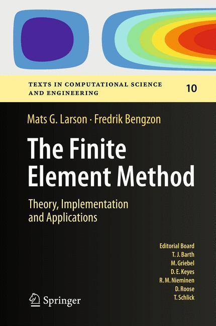 Cover: 9783642332869 | The Finite Element Method: Theory, Implementation, and Applications