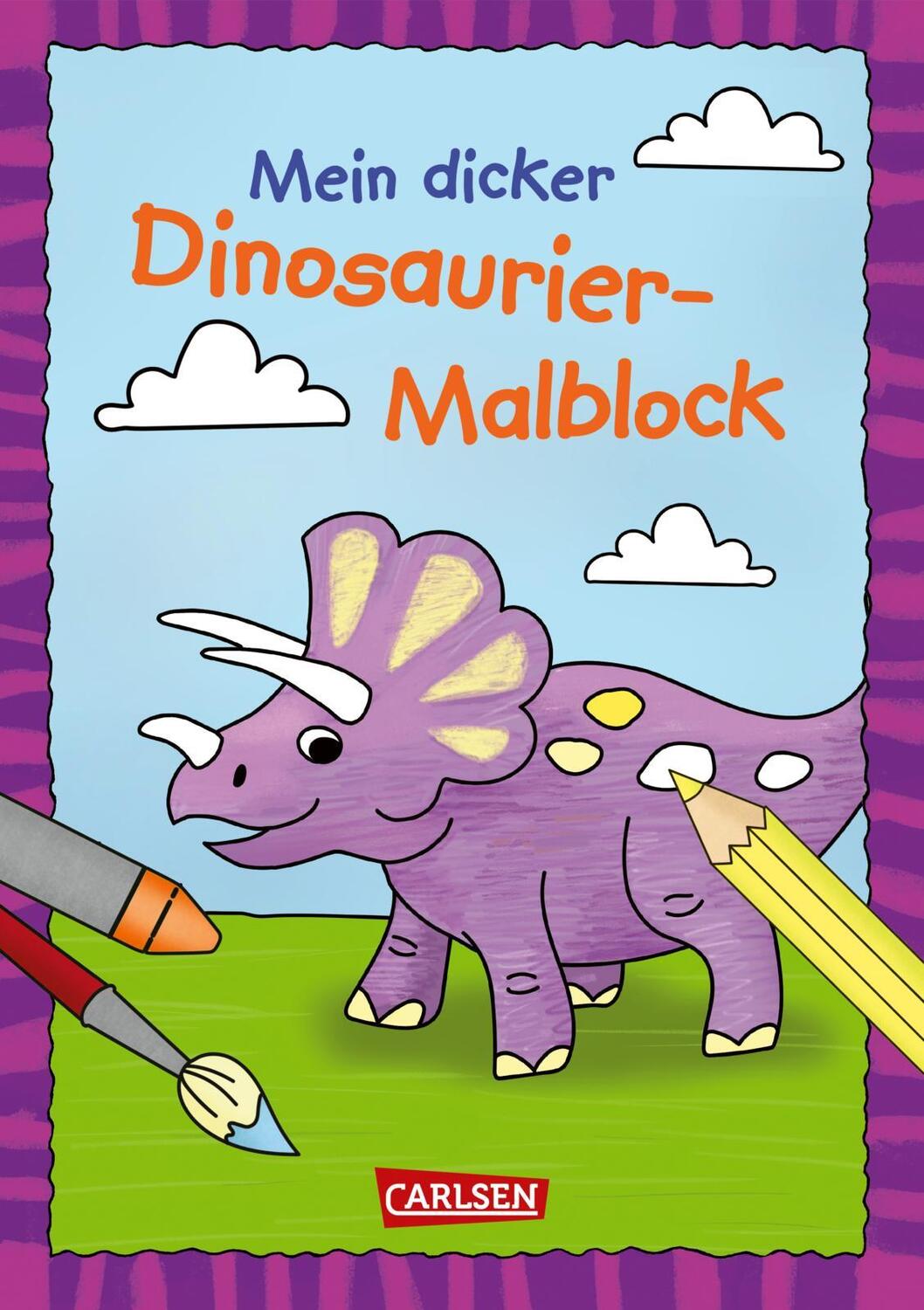 Cover: 9783551190895 | Mein dicker Dinosaurier-Malblock | Taschenbuch | Deutsch | 2022