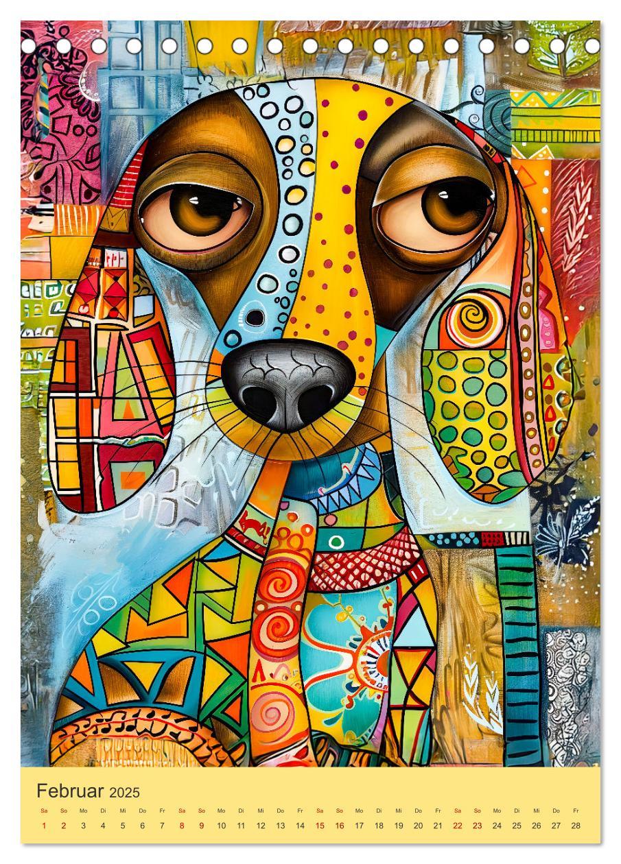 Bild: 9783457233979 | Pop-Art Hunde - Moderne, verrückte Hundeporträts (Tischkalender...