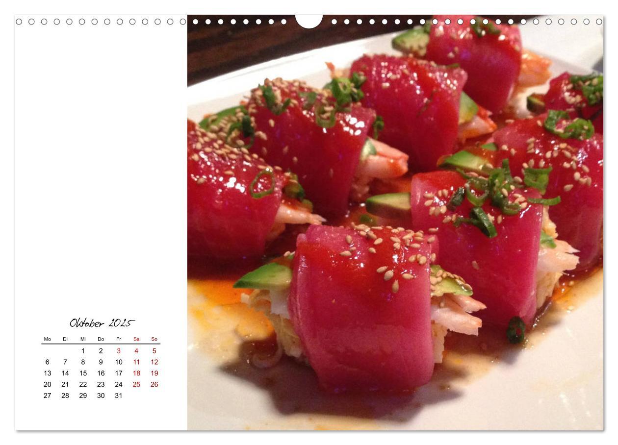 Bild: 9783435337873 | Sashimi und Sushi. Japans Köstlichkeiten (Wandkalender 2025 DIN A3...