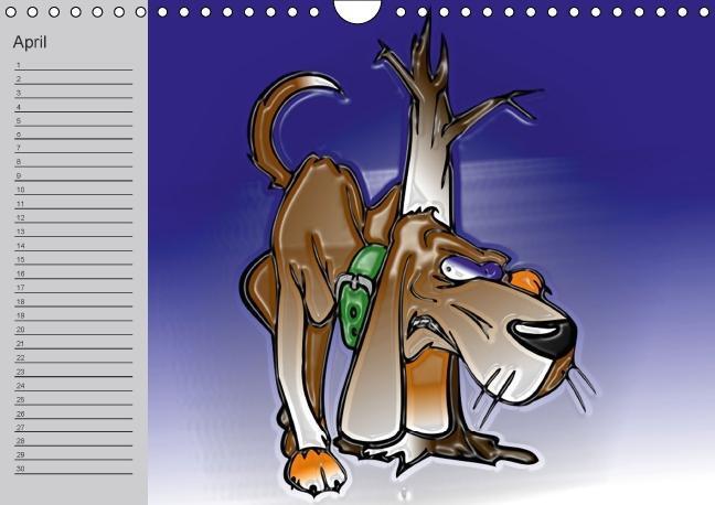 Bild: 9783660444599 | Hunde-Geburtstagskalender / Witziger Cartoon-Kalender (Wandkalender...
