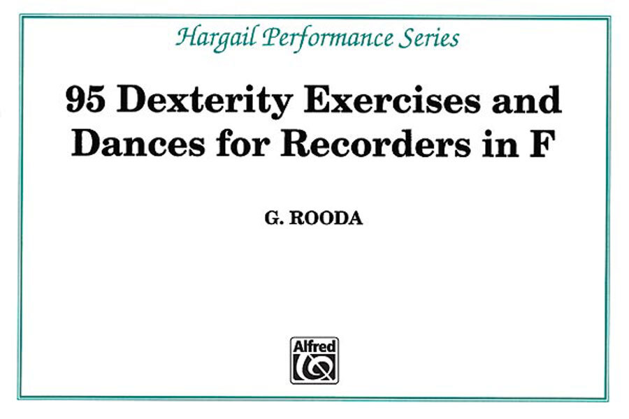 Cover: 29156041279 | Finger Dexterity Exercises for Recorders in F | G. Rooda | Buch | 1991