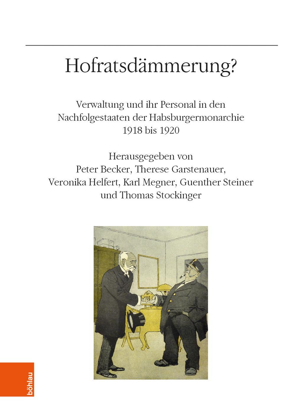 Cover: 9783205211501 | Hofratsdämmerung? | Peter Becker (u. a.) | Buch | Deutsch | 2020