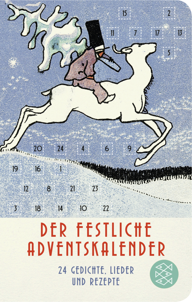 Cover: 9783596522088 | Der festliche Adventskalender | 24 Gedichte, Lieder und Rezepte | Buch