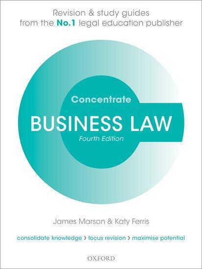 Cover: 9780198840602 | Business Law Concentrate | Law Revision and Study Guide | Taschenbuch