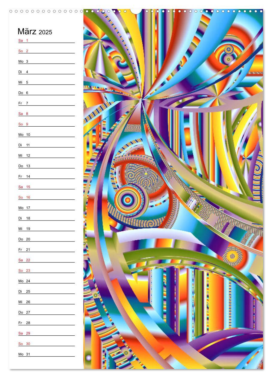 Bild: 9783435935680 | Geometrische Raumeindrücke Planer (Wandkalender 2025 DIN A2 hoch),...