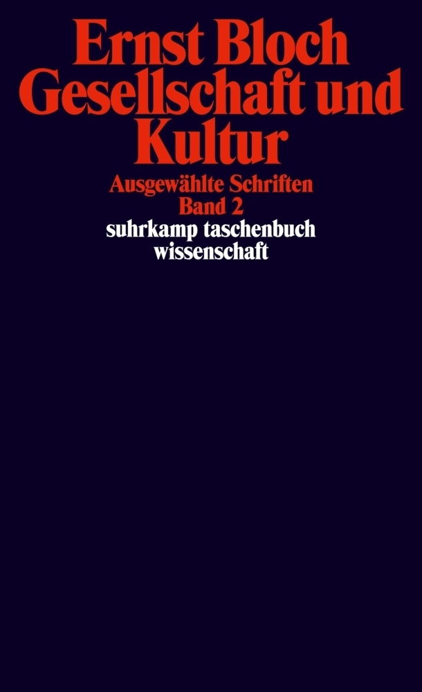 Cover: 9783518295663 | Gesellschaft und Kultur | Ernst Bloch | Taschenbuch | 2010 | Suhrkamp