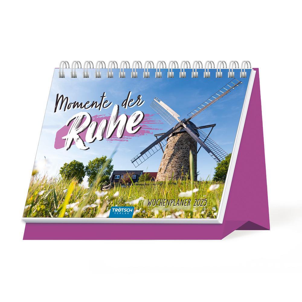 Cover: 9783988021854 | Trötsch Aufstellwochenkalender Momente der Ruhe 2025 | KG | Kalender