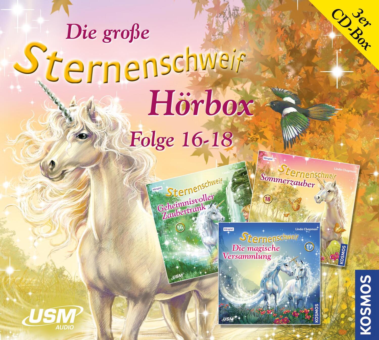 Cover: 9783803236951 | Die große Sternenschweif Hörbox Folge 16-18 | Linda Chapman | Audio-CD