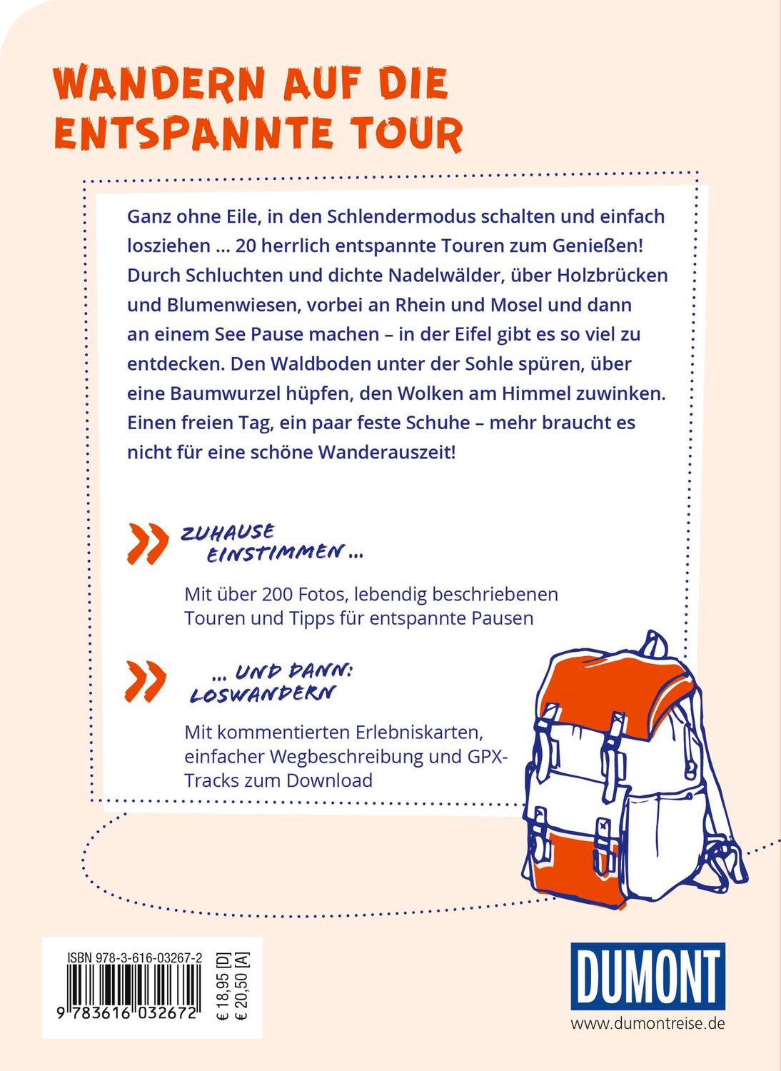 Rückseite: 9783616032672 | DuMont Wanderzeit in der Eifel | Barbara Riedel (u. a.) | Taschenbuch