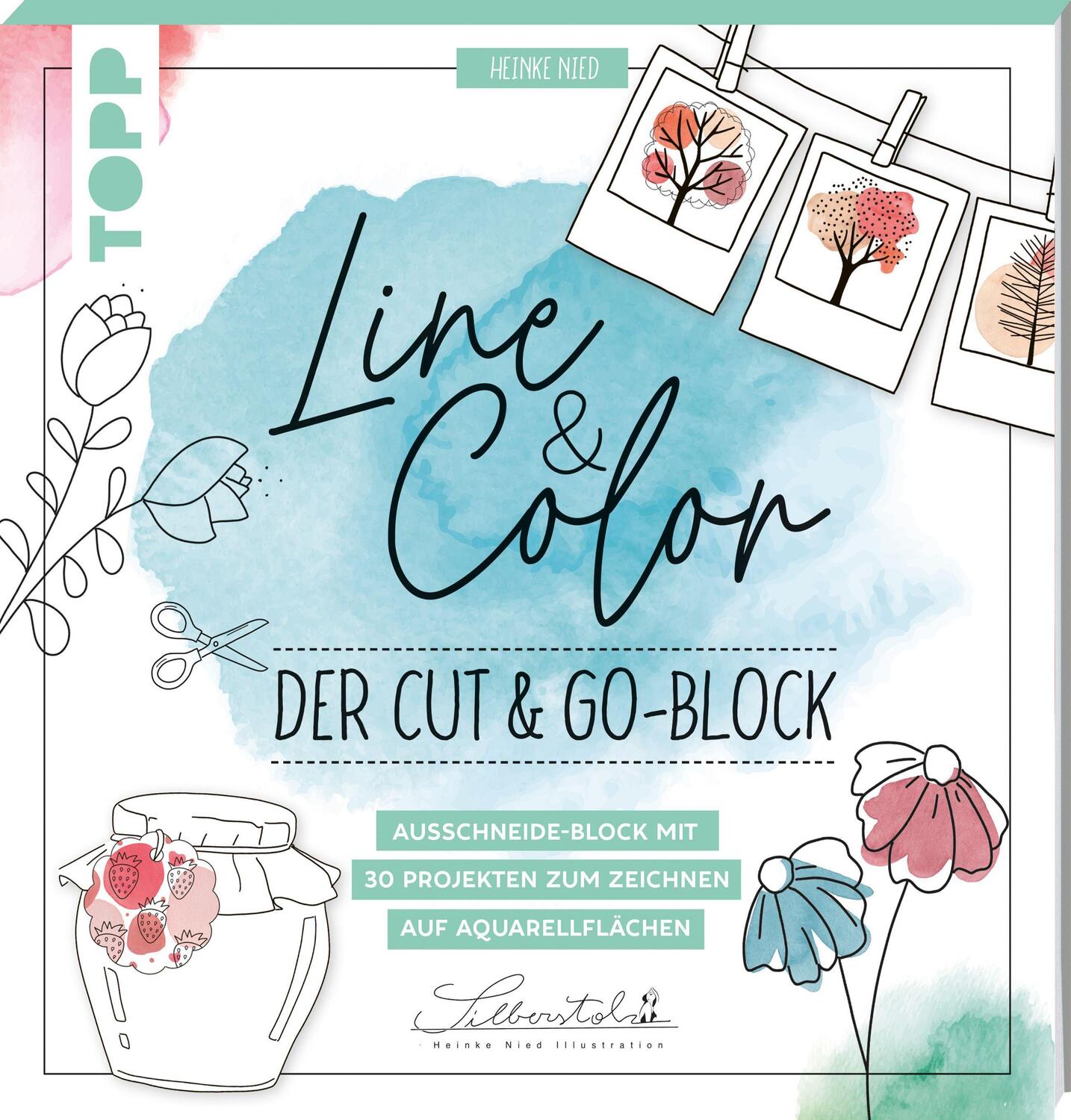 Cover: 9783772447839 | Line & Color - Der Cut & Go-Block | Heinke Nied | Taschenbuch | 2021