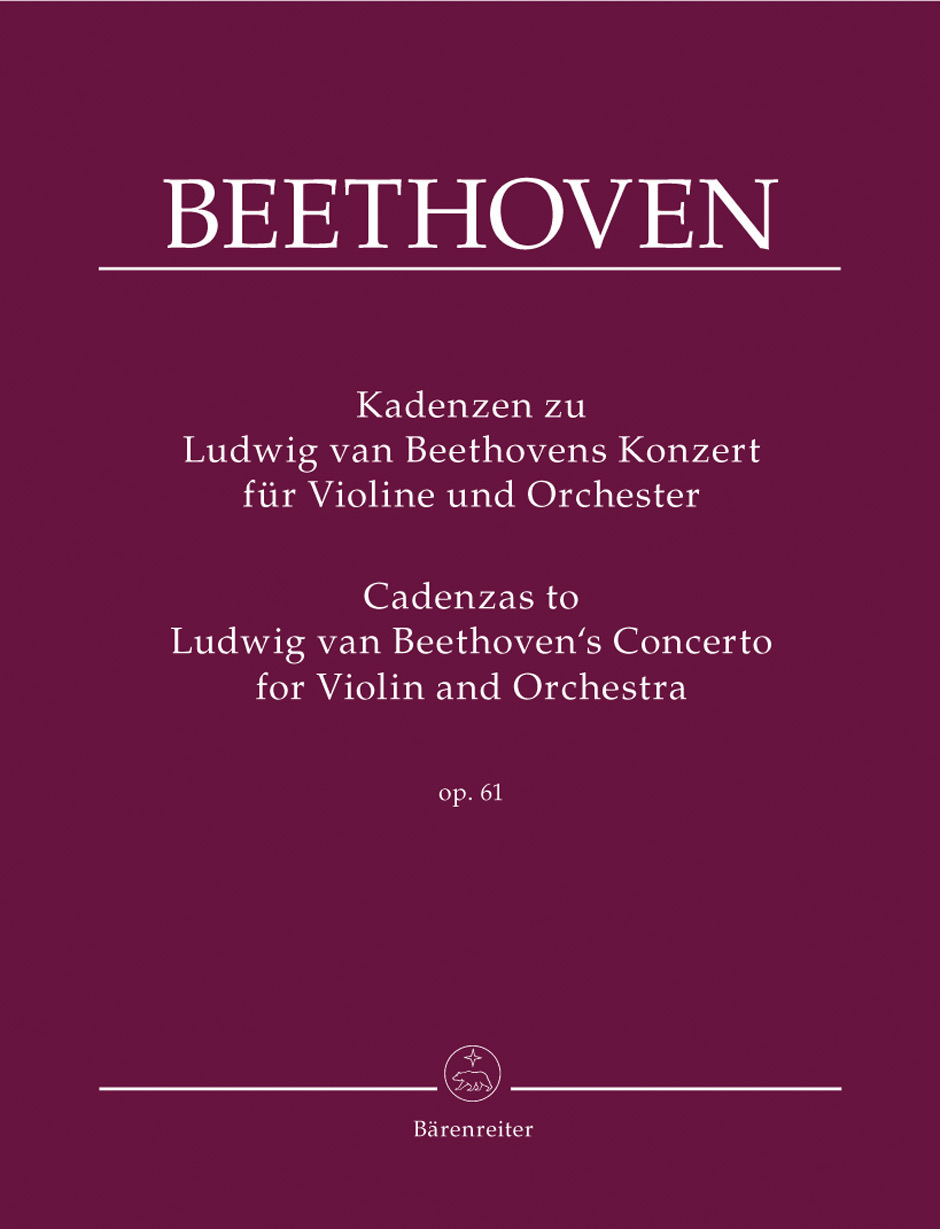 Cover: 9790006538607 | Kadenzen zu Ludwig van Beethovens Konzert für Violine und Orchester...