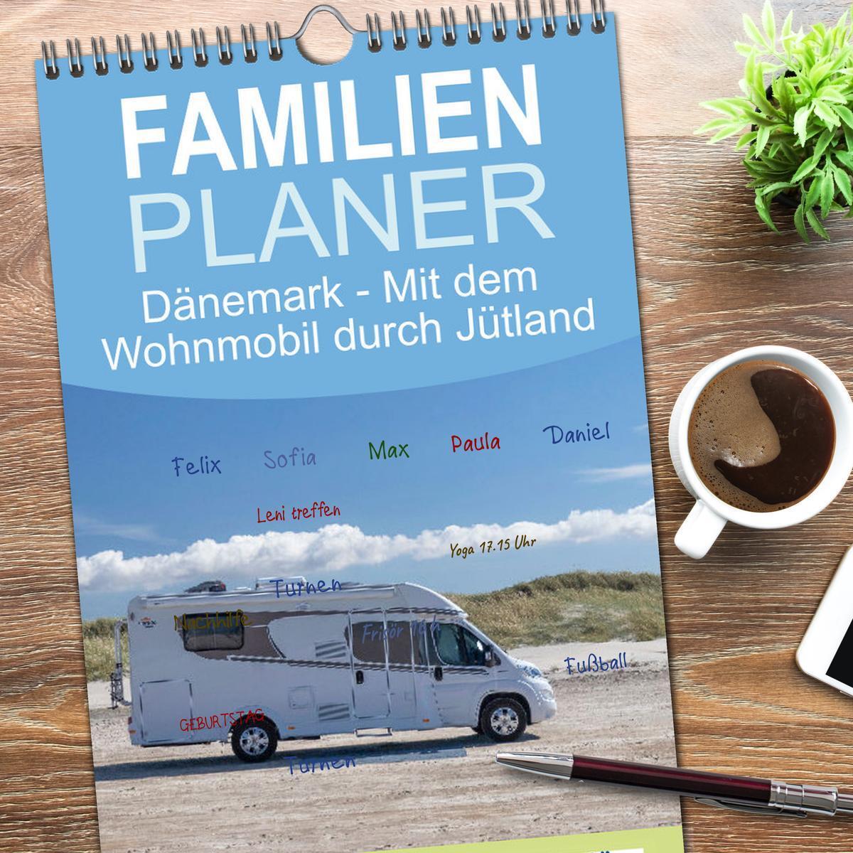 Bild: 9783457097663 | Familienplaner 2025 - Dänemark - Mit dem Wohnmobil durch Jütland...