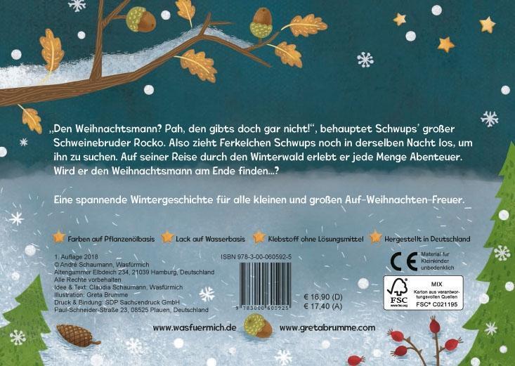 Bild: 9783000605925 | Schwups sucht den Weihnachtsmann | Claudia Schaumann | Buch | 28 S.