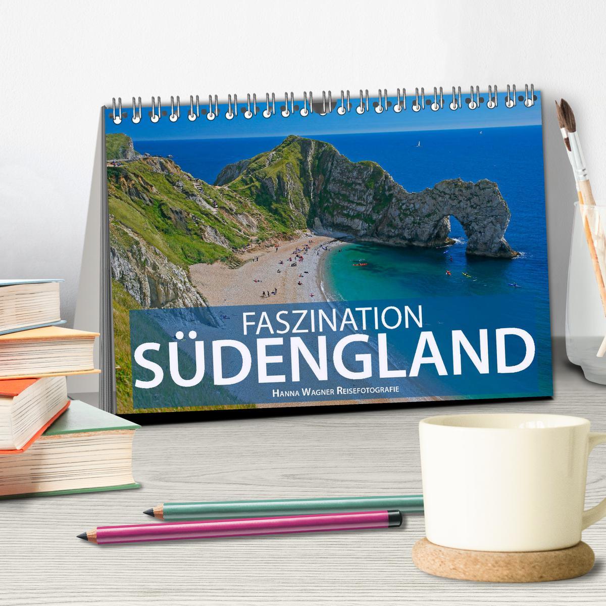 Bild: 9783435330690 | Faszination Südengland (Tischkalender 2025 DIN A5 quer), CALVENDO...