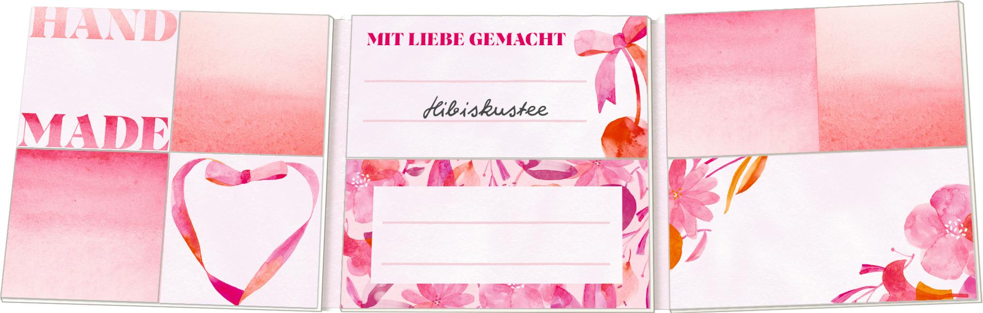 Bild: 4050003957944 | Etikettenbüchlein - All about pink | Taschenbuch | 30 S. | Deutsch