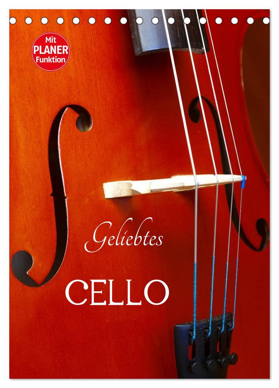 Cover: 9783457009536 | Geliebtes Cello (Tischkalender 2025 DIN A5 hoch), CALVENDO...