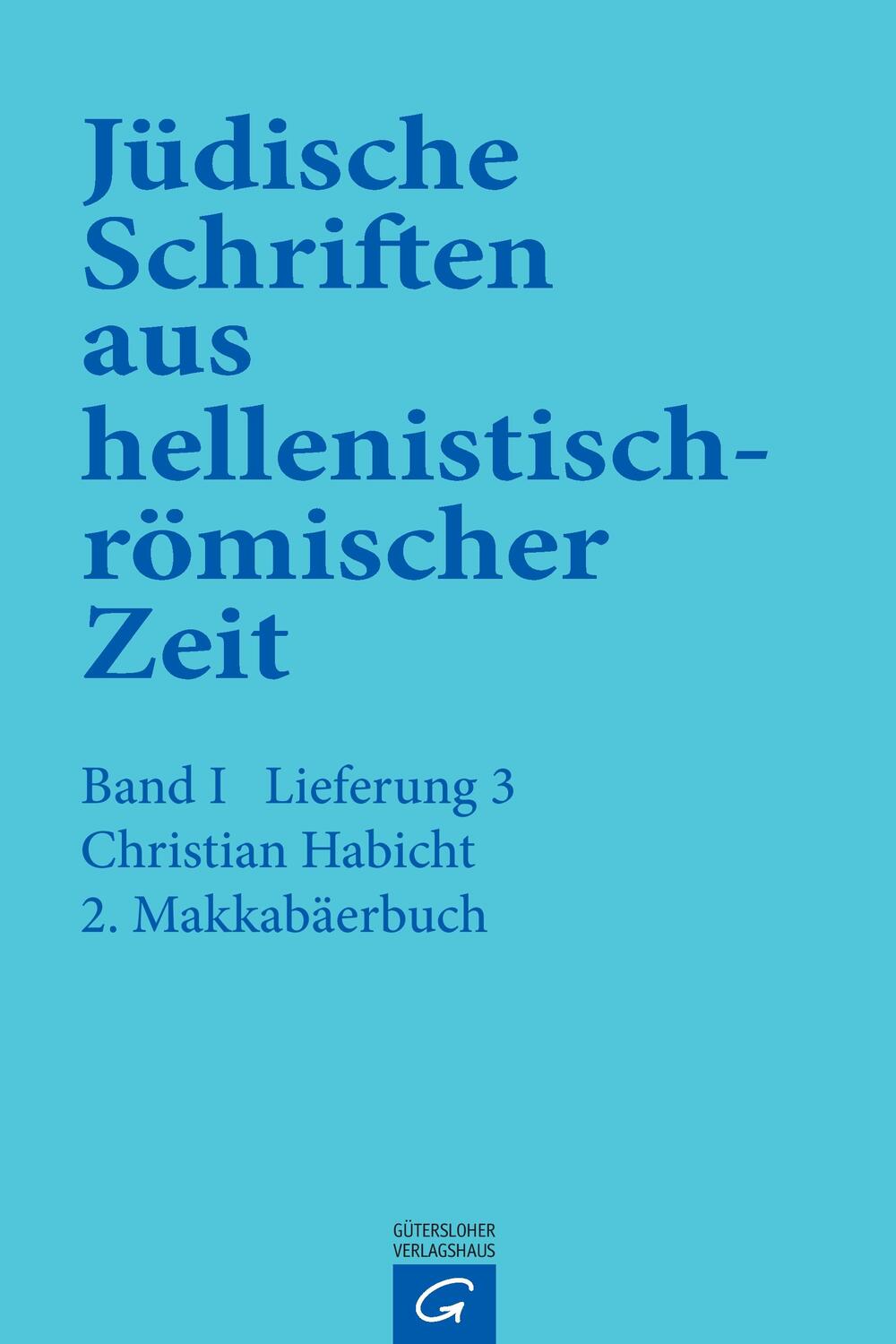 Cover: 9783579039138 | 2. Makkabäerbuch | Christian Habicht | Taschenbuch | Paperback | 2002