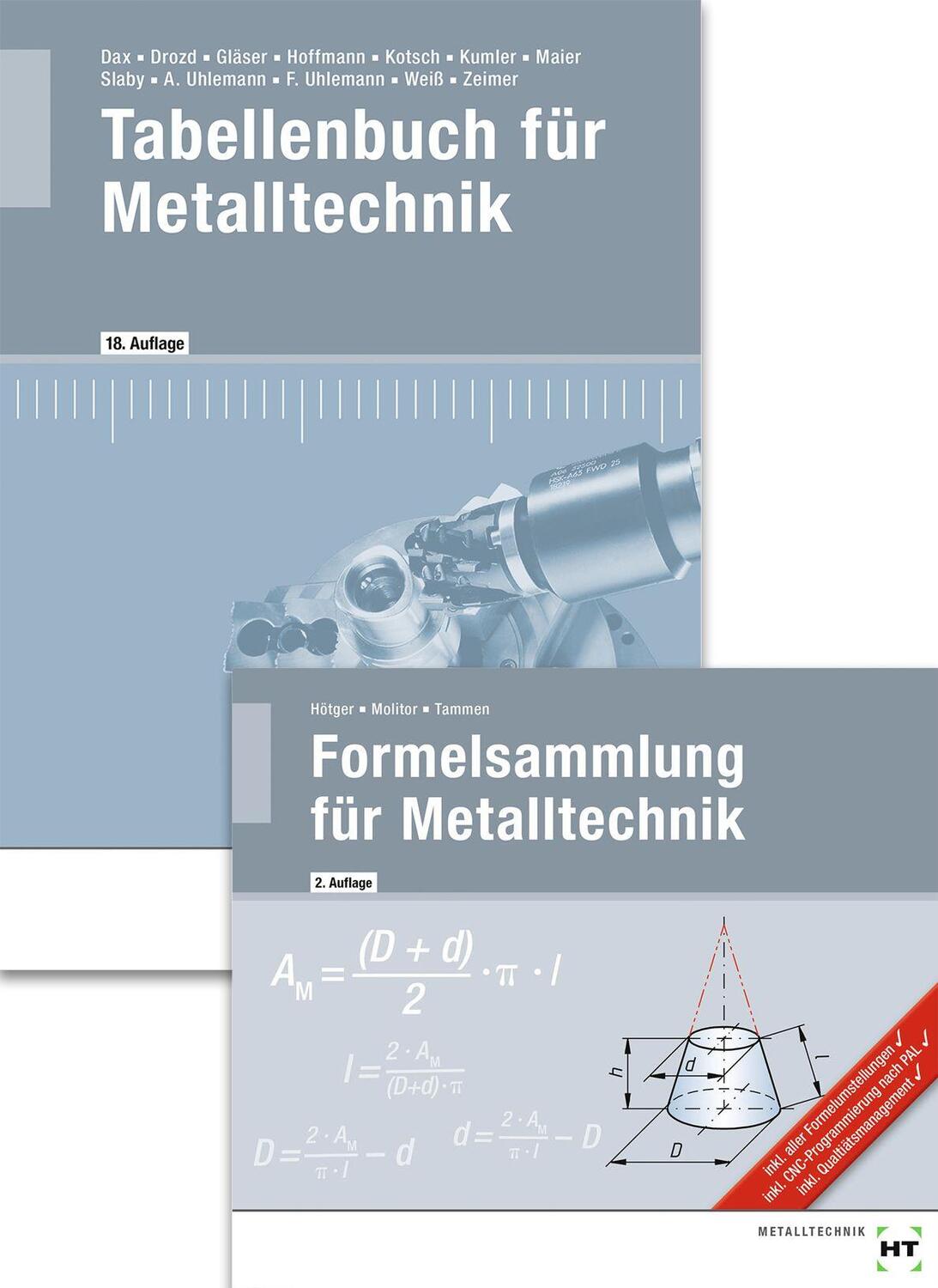 Cover: 9783582631473 | Paket Tabellenbuch für Metalltechnik und Formelsammlung für...