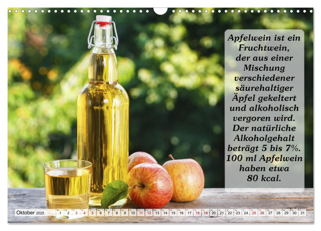 Bild: 9783435031979 | Wissenswertes über Wein (Wandkalender 2025 DIN A3 quer), CALVENDO...