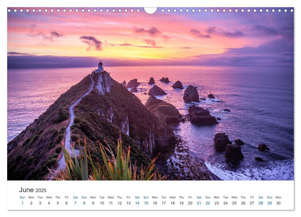 Bild: 9781325944873 | Lighthouses of New Zealand (Wall Calendar 2025 DIN A3 landscape),...