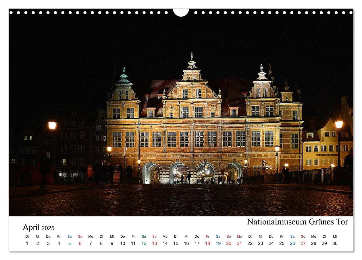 Bild: 9783435492077 | Das alte Danzig - Ein Stadtbummel am Abend (Wandkalender 2025 DIN...