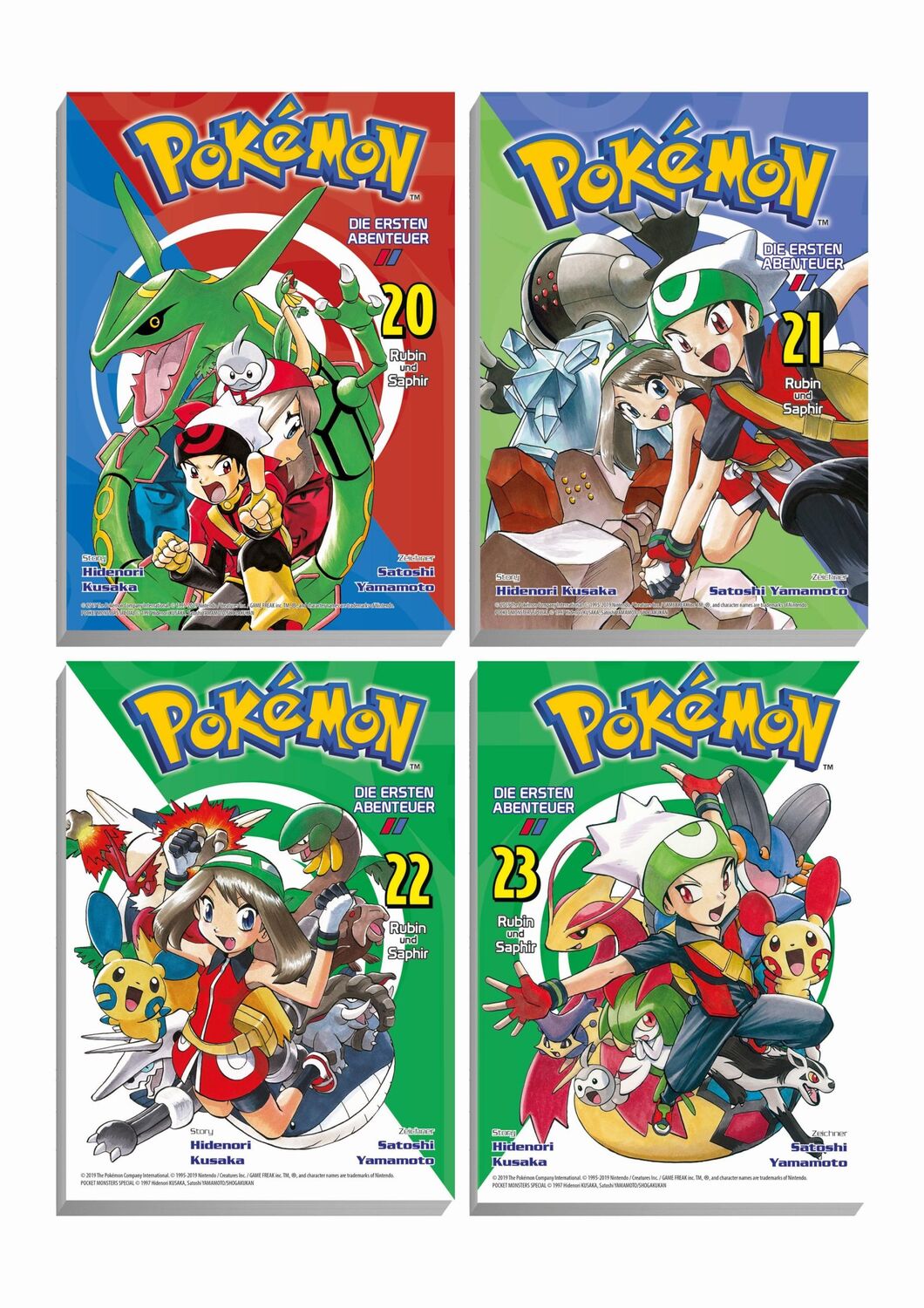 Cover: 9783741640636 | Pokémon - Manga Pack 06 | Hidenori Kusaka (u. a.) | Taschenbuch | 2024