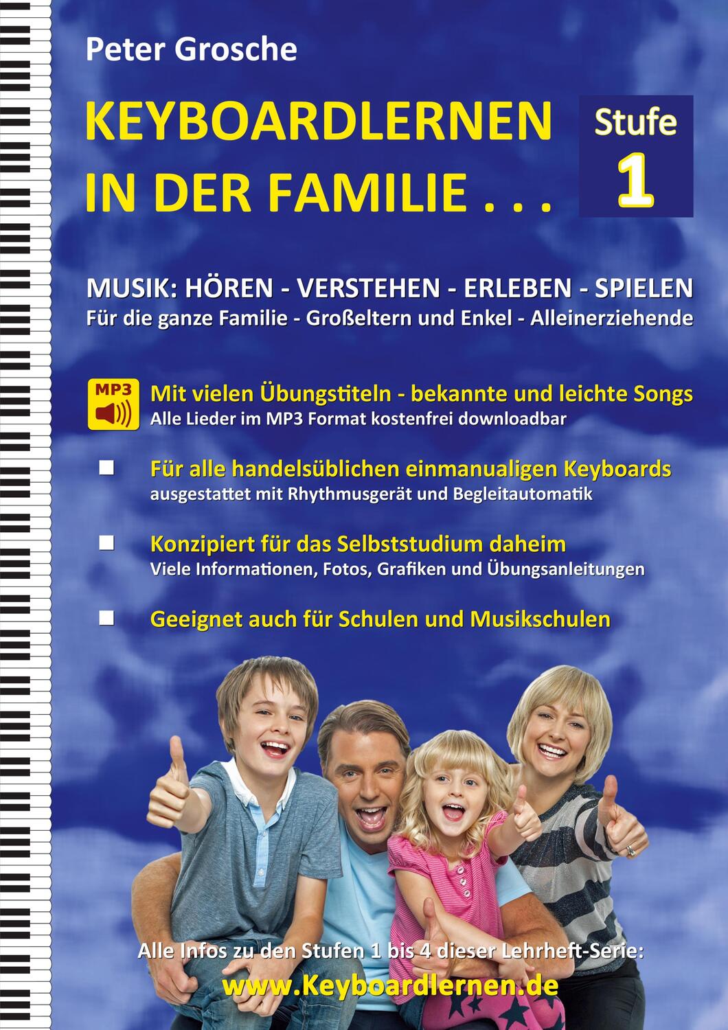 Cover: 9783755748915 | Keyboardlernen in der Familie (Stufe 1) | Peter Grosche | Taschenbuch