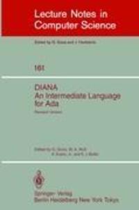 Cover: 9783540126959 | DIANA. An Intermediate Language for Ada | Revised Version | Buch