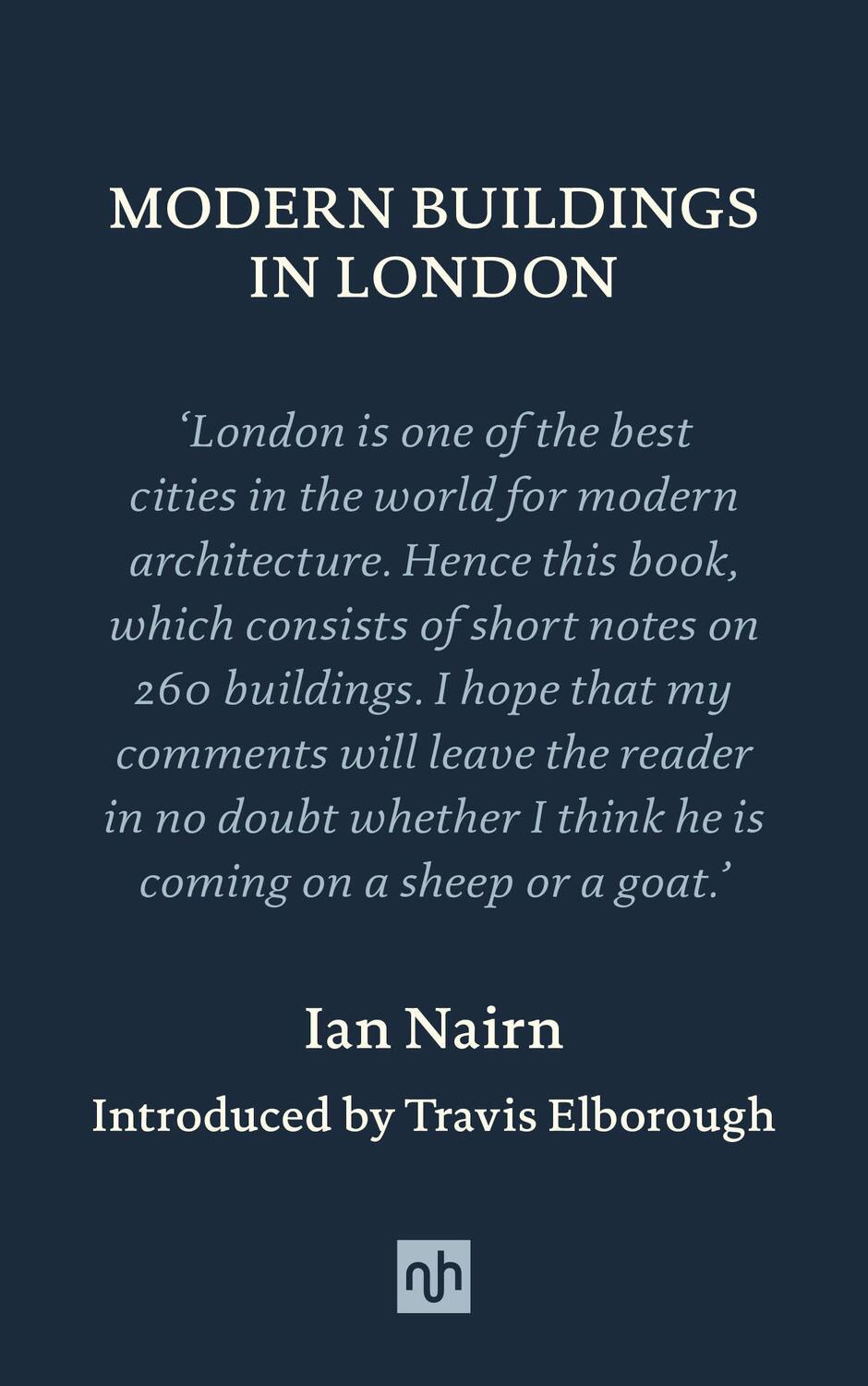 Cover: 9781912559510 | Modern Buildings in London | Ian Nairn | Buch | Englisch | 2023