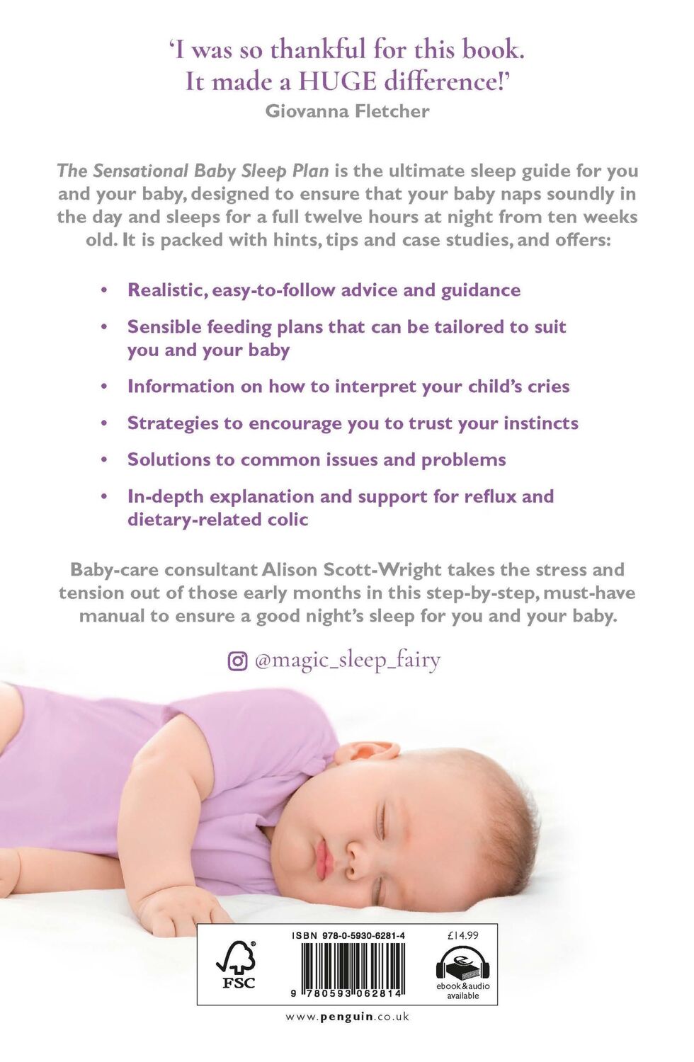 Rückseite: 9780593062814 | The Sensational Baby Sleep Plan | Alison Scott-Wright | Taschenbuch