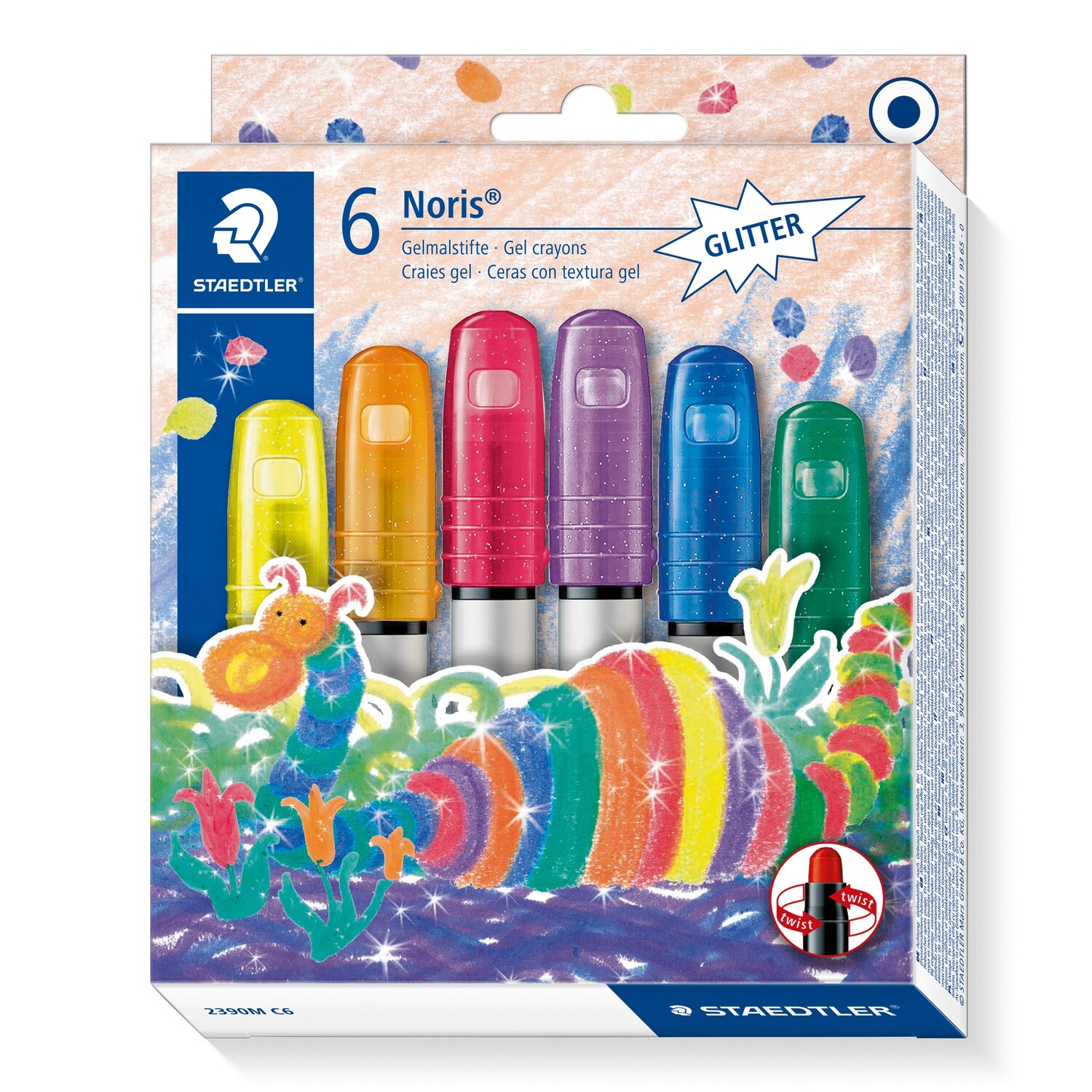 Cover: 4006608239022 | STAEDTLER Gelmalstifte Noris Glitter 6er Set | 2390M C6 | 2021