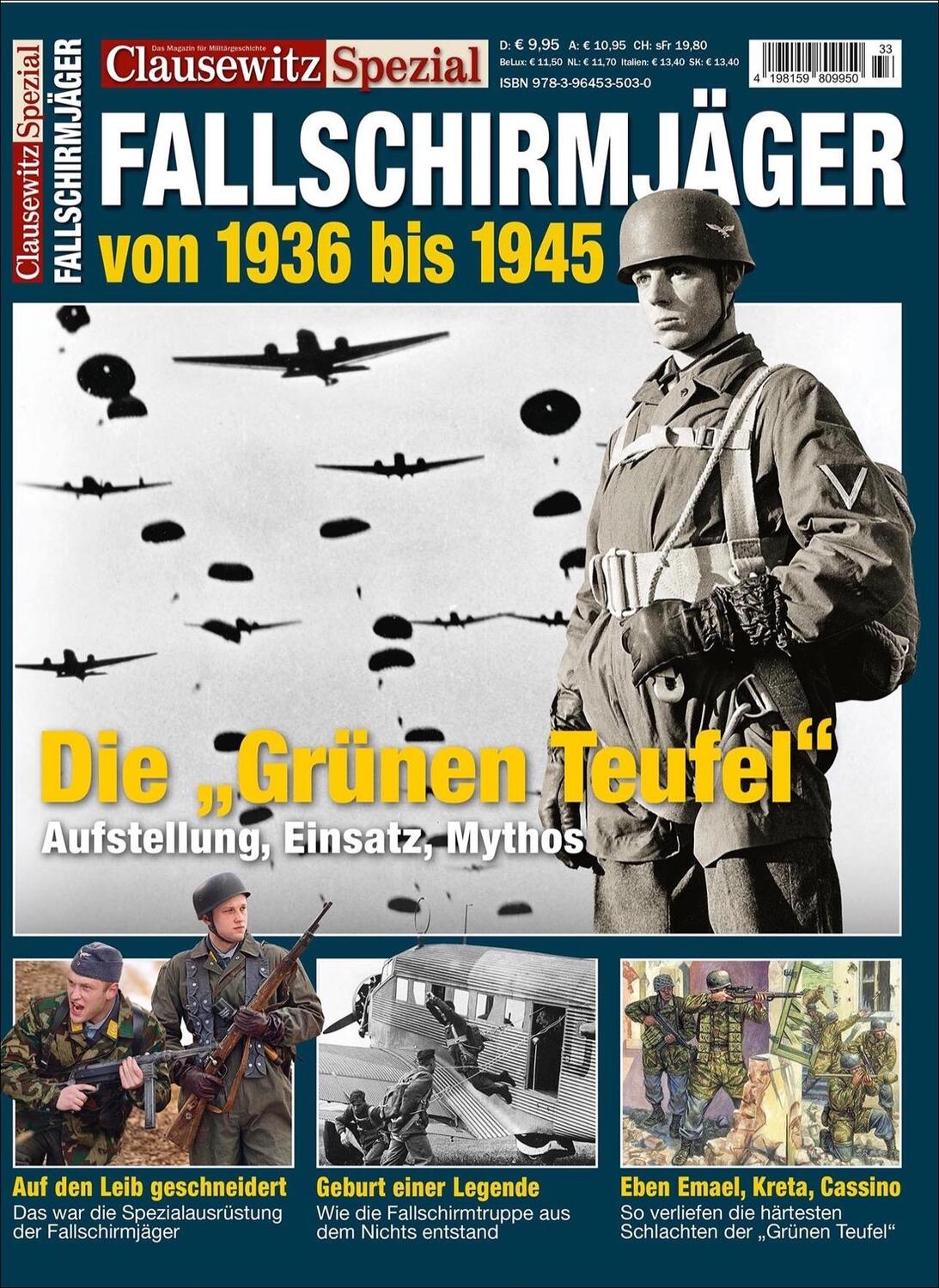 Cover: 9783964535030 | Clausewitz Spezial 33. Fallschirmjäger | Stefan Krüger | Taschenbuch