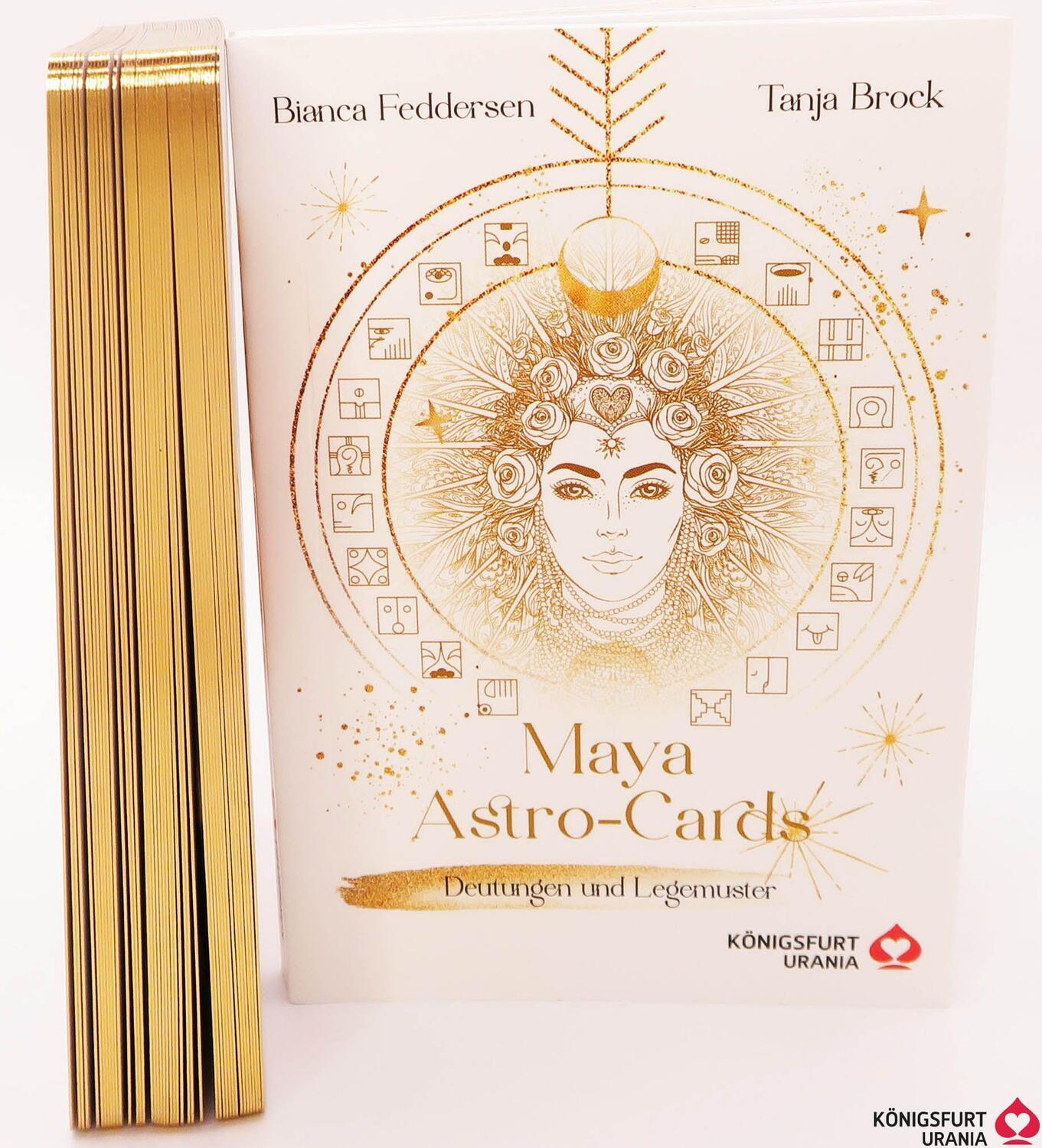 Cover: 9783868268003 | Maya-Astro-Cards: 44 astrologische Orakelkarten mit Booklet | Buch