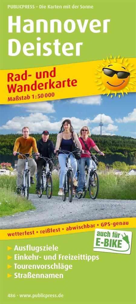 Cover: 9783899204865 | Hannover - Deister Rad- und Wanderkarte 1 : 50 000 | (Land-)Karte