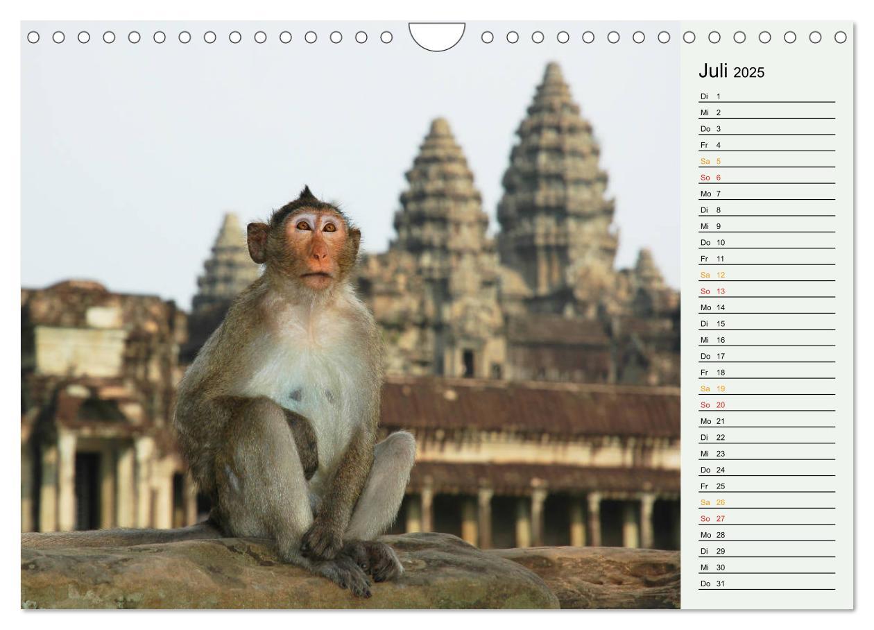 Bild: 9783435146703 | Asien - Thailand und Kambodscha (Wandkalender 2025 DIN A4 quer),...