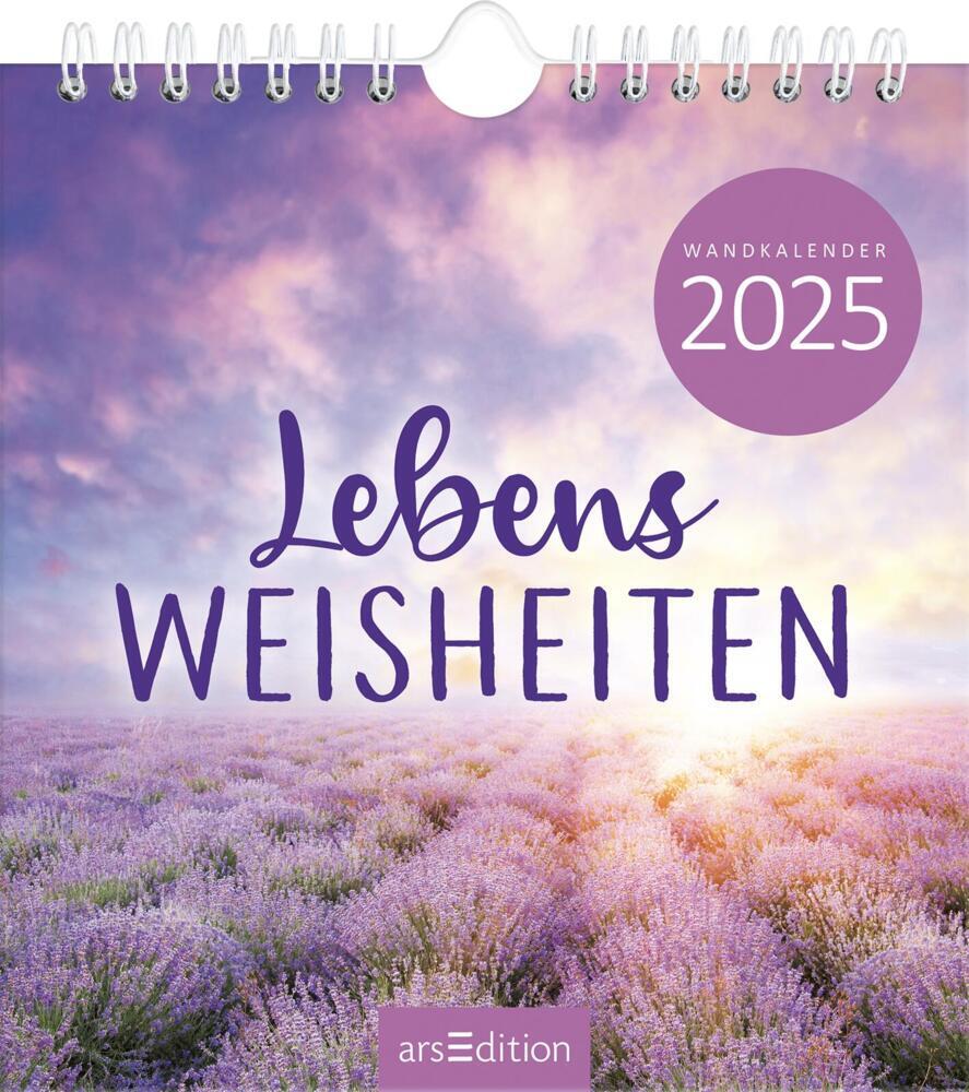 Cover: 4014489133650 | Wandkalender Lebensweisheiten 2025 | Kalender | 26 S. | Deutsch | 2025